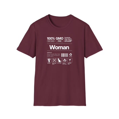 Unisex Softstyle T-Shirt with Product Label Design for Woman