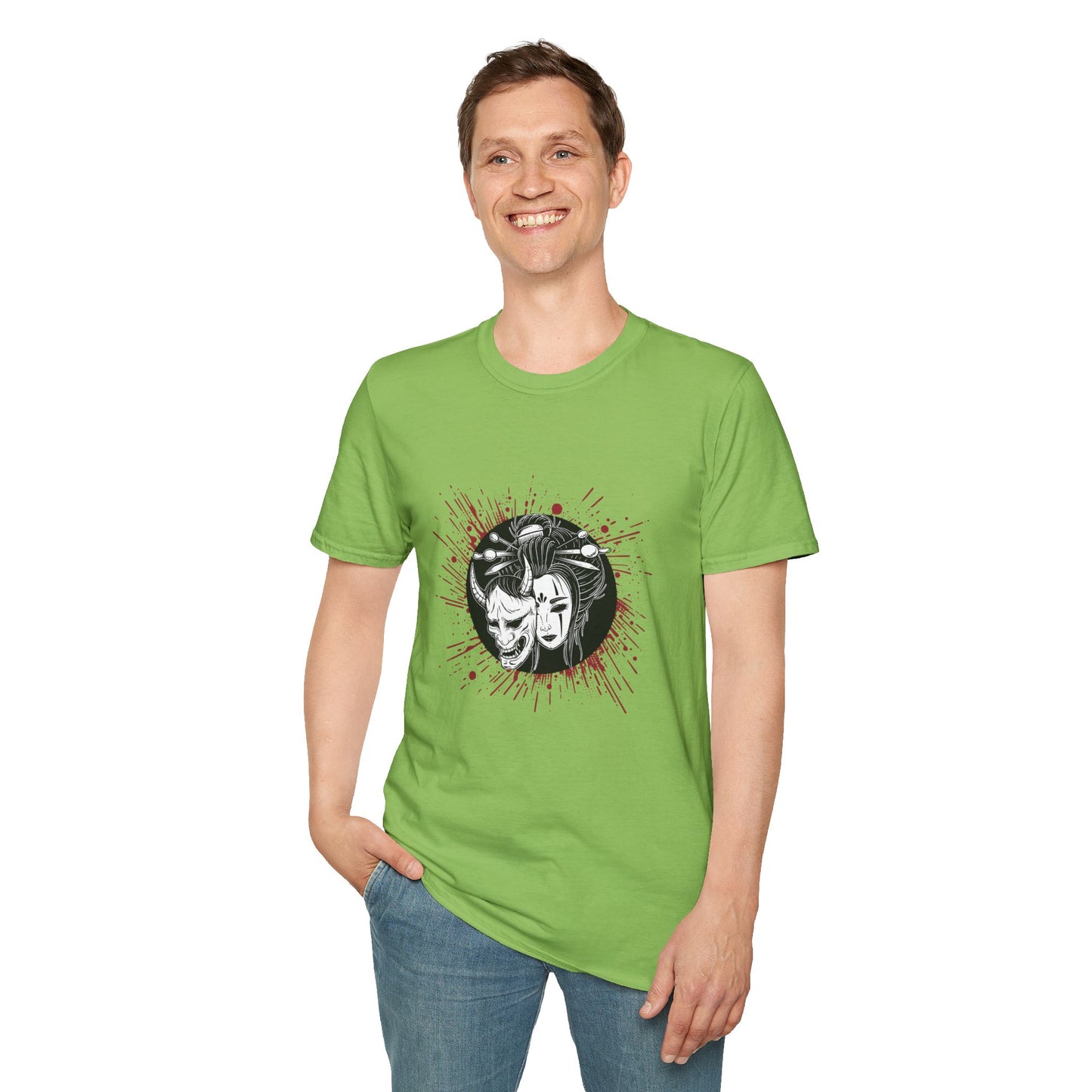 Asian Mask Graphic T-Shirt
