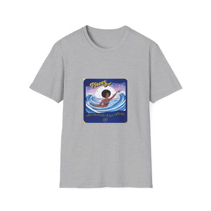Pisces Woman Ocean Graphic T-Shirt