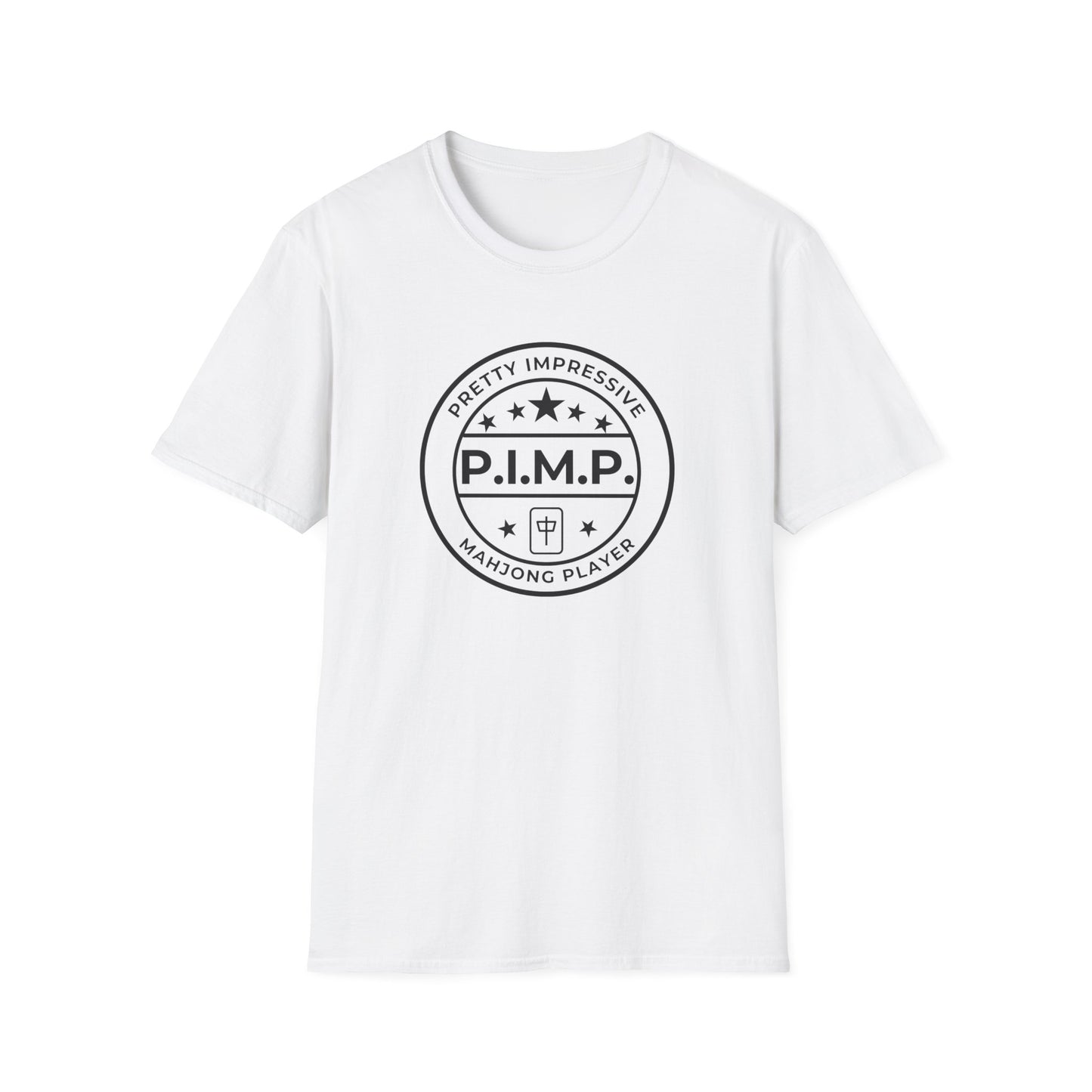 Mahjong Player Unisex Softstyle T-Shirt