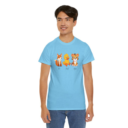 Fox Duck Tiger Graphic Tee