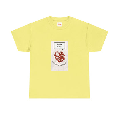 Woman Working Out Unisex Tee