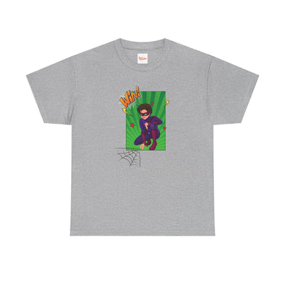 Win Superheroine T-Shirt — Action Pose Graphic Tee