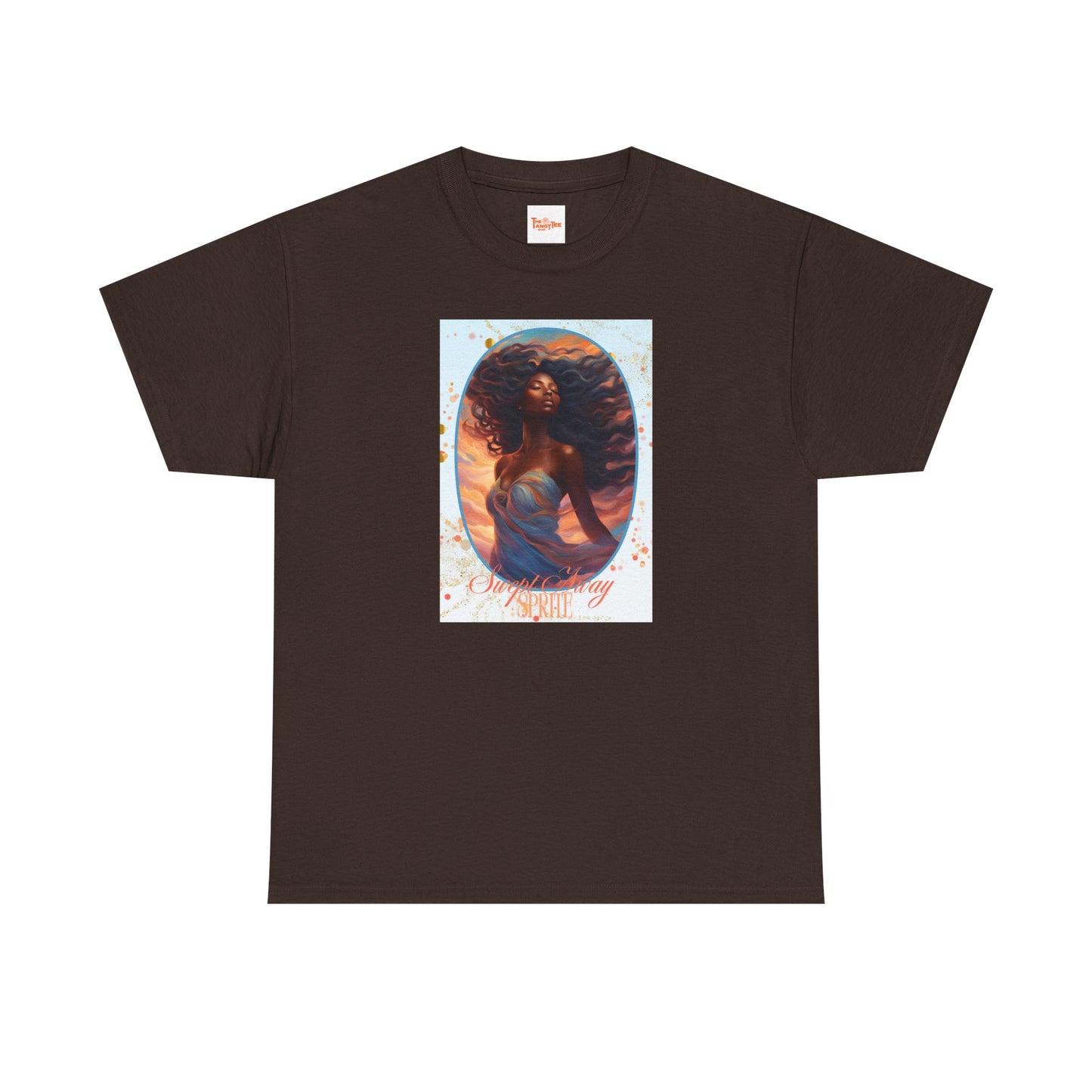 Swept Away Sprite Black Woman Air Graphic Tee