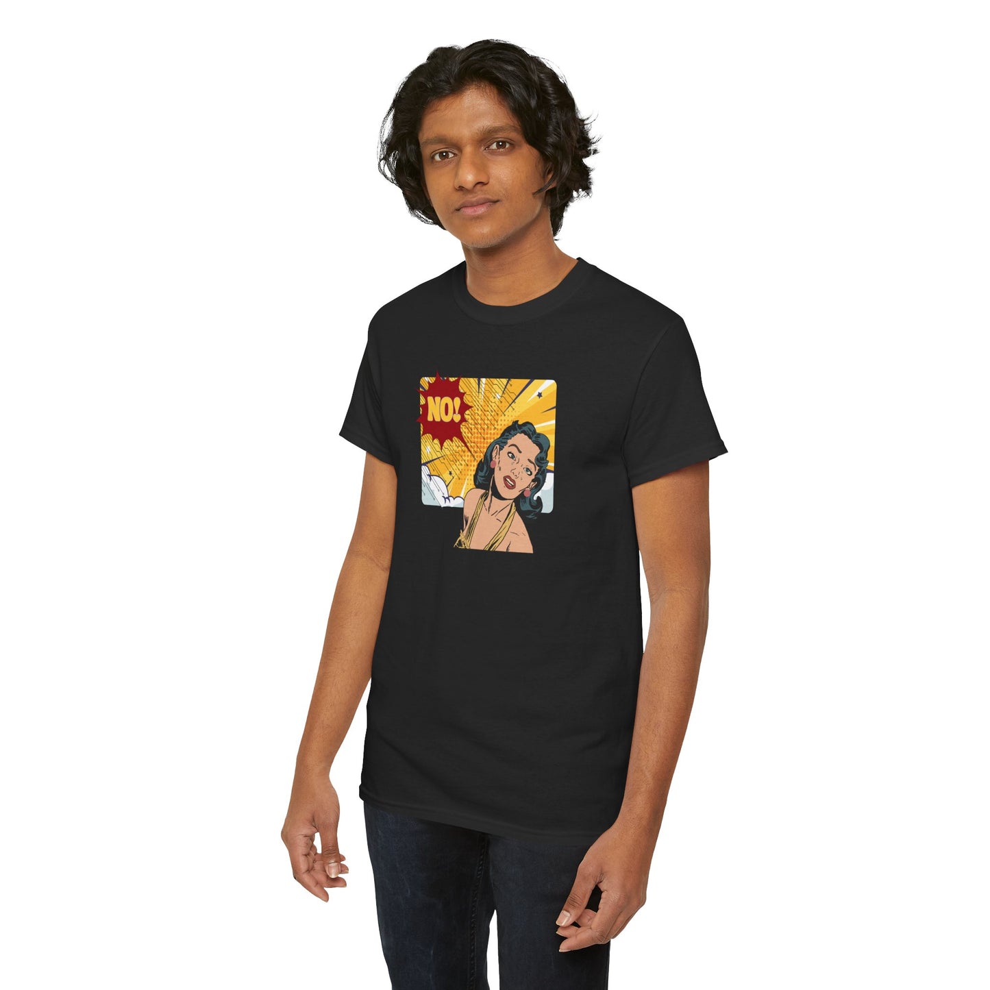 Comic Woman Saying No Tee