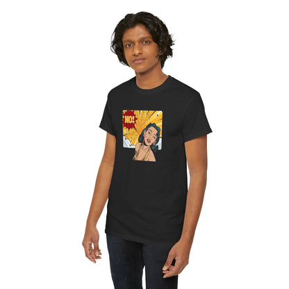 Comic Woman Saying No Tee