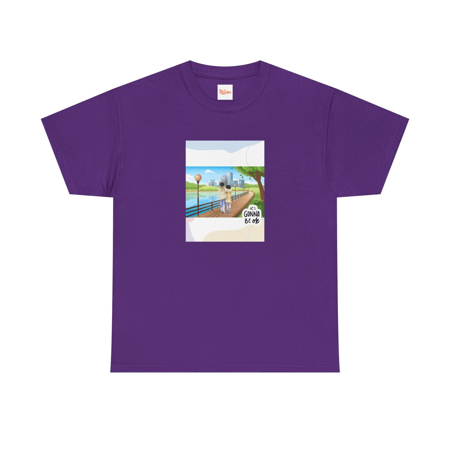 Graphic Tee It's Gonna Be OK Couple Walking Park