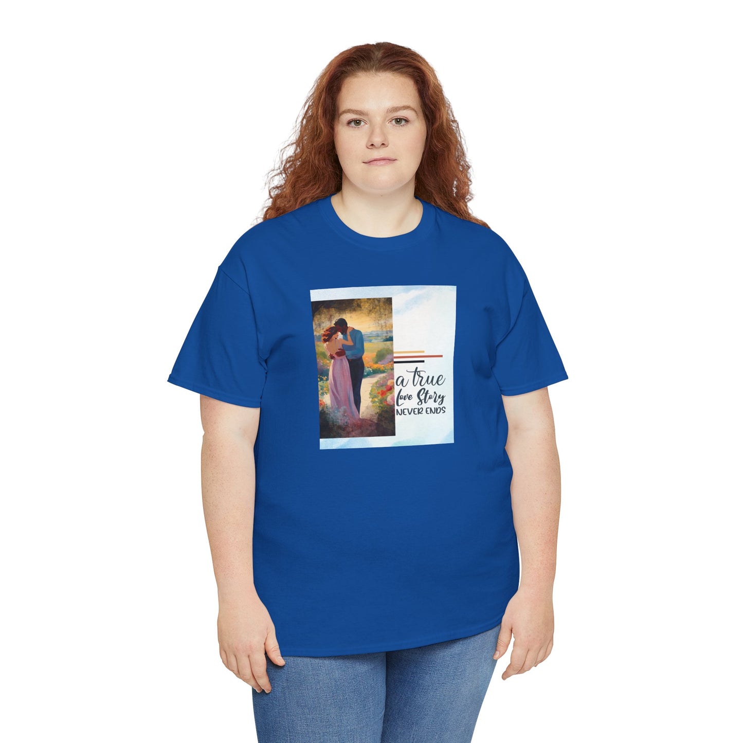 A True Love Story Never Ends Graphic Unisex Tee