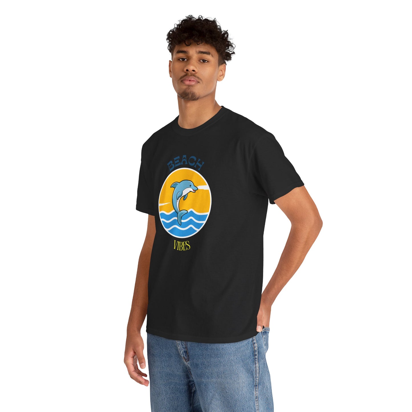 Beach Vibes Dolphin T-Shirt — Sunny Ocean Graphic Tee