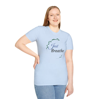 Floral Frame Unisex T-Shirt - Just Breathe Design