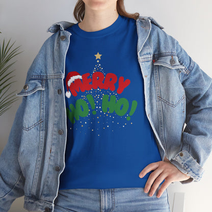 Christmas Tree Unisex Tee - Merry Ho Ho Holiday Theme
