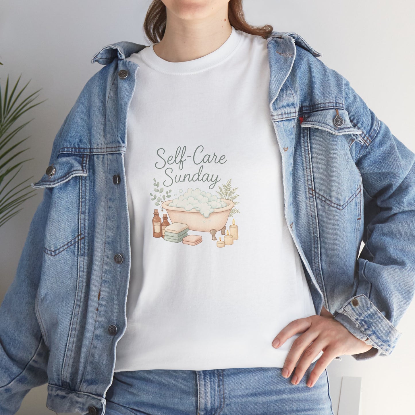 Self-Care Sunday Unisex Cotton Tee