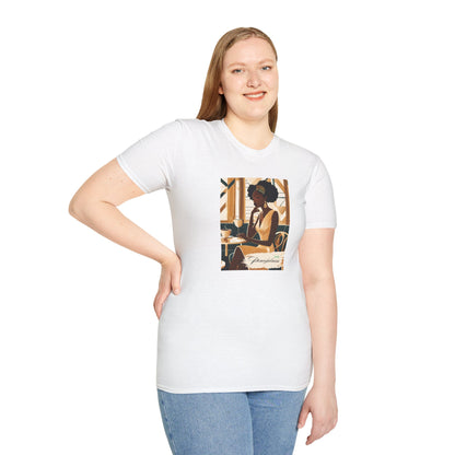 Art Deco Woman Lovely Peacefulness Graphic T-Shirt