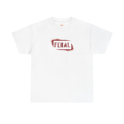 Graffiti Tee - Feral in Spray Paint Design