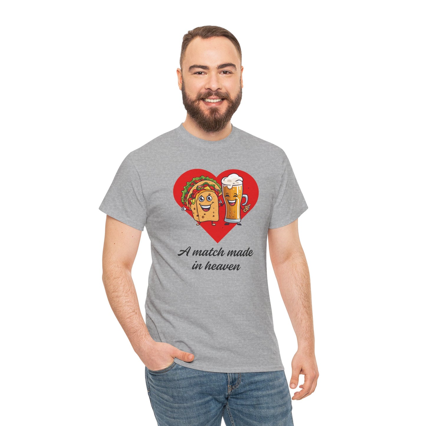 A Match Made in Heaven Taco & Beer T-Shirt