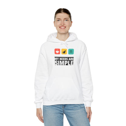 My Needs Are Simple Cat Coffee Chair Hoodie