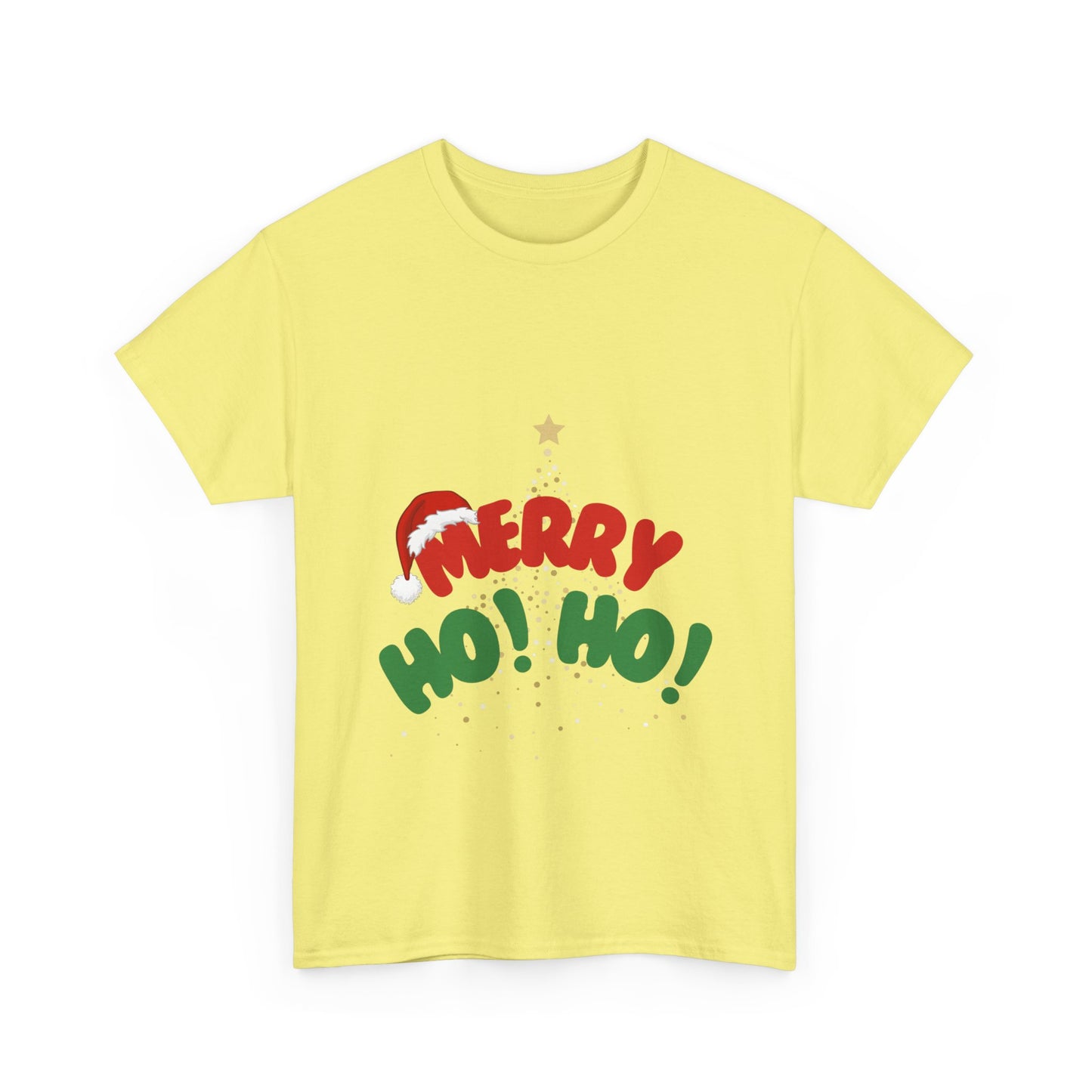 Christmas Tree Unisex Tee - Merry Ho Ho Holiday Theme