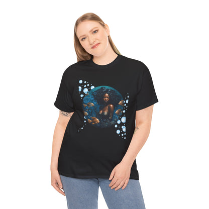 Blue Bubble Mermaid Unisex Tee
