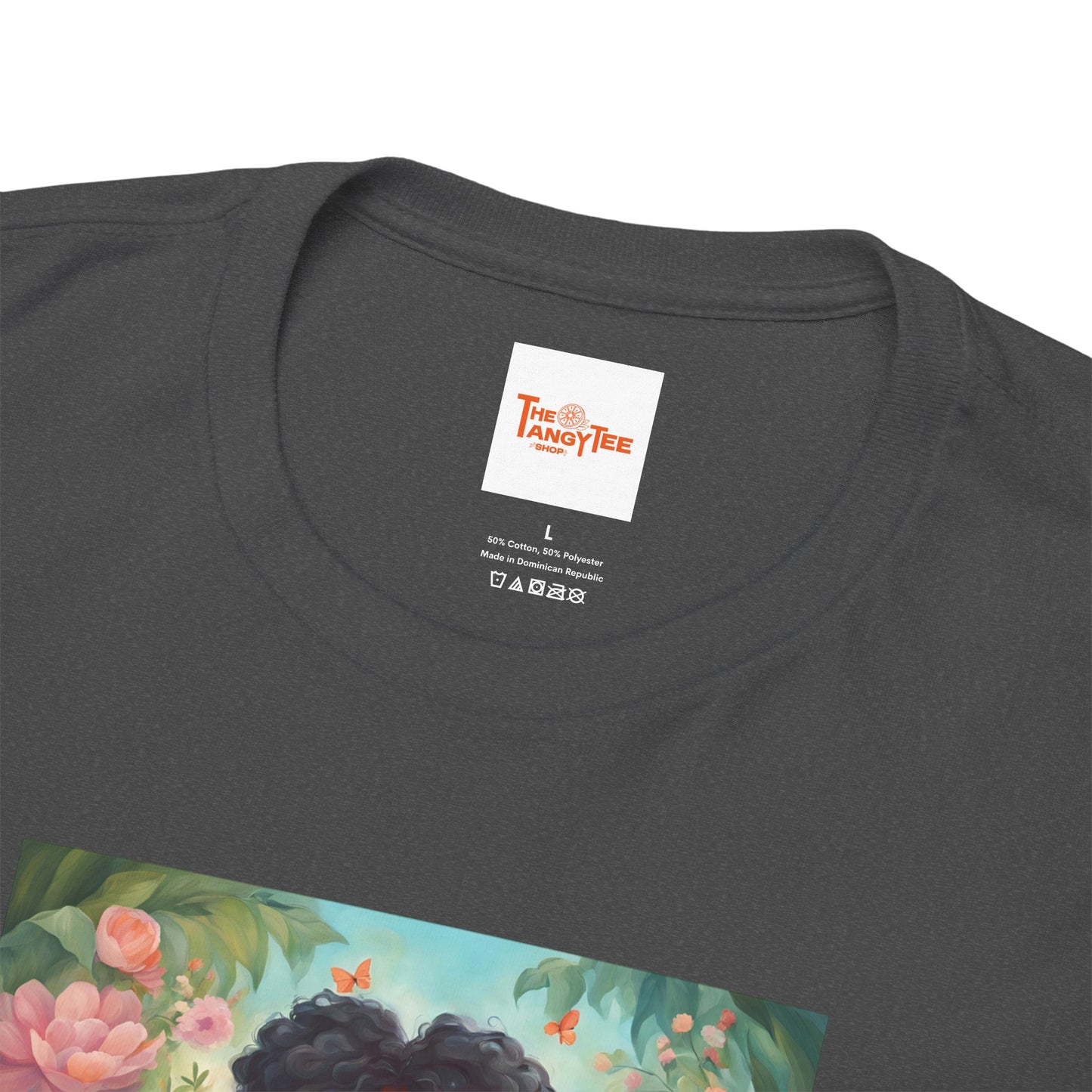 Graphic Tee Love the Planet Little Black Girl Holding Globe