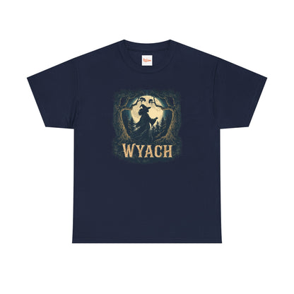 Wyach Night Witch Tee — African American Silhouette Forest Graphic T-Shirt