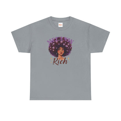 Melanin Rich Afro Floral T-Shirt