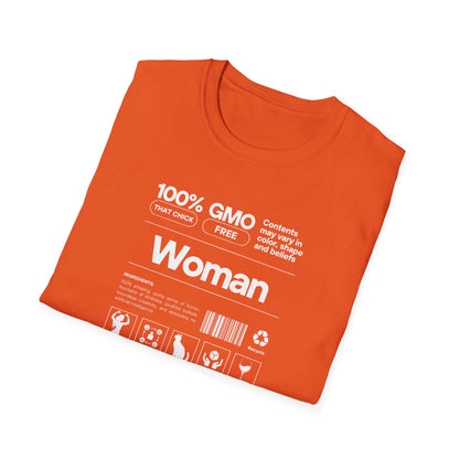 Unisex Softstyle T-Shirt with Product Label Design for Woman
