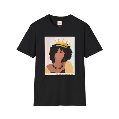 Crown Queen T-Shirt, Afro Art, Black Woman T-Shirt