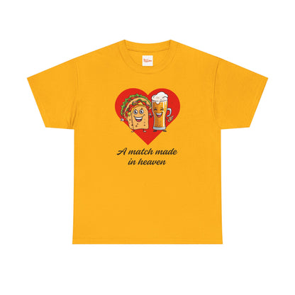 A Match Made in Heaven Taco & Beer T-Shirt