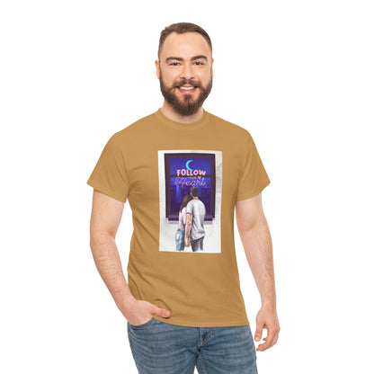 Couples Graphic Tee - Follow Your Heart Design