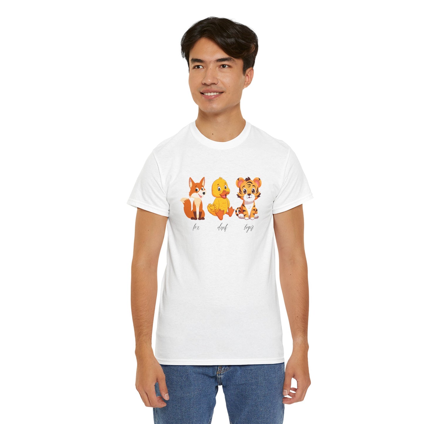 Fox Duck Tiger Graphic Tee