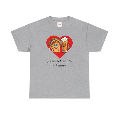 A Match Made in Heaven Taco & Beer T-Shirt
