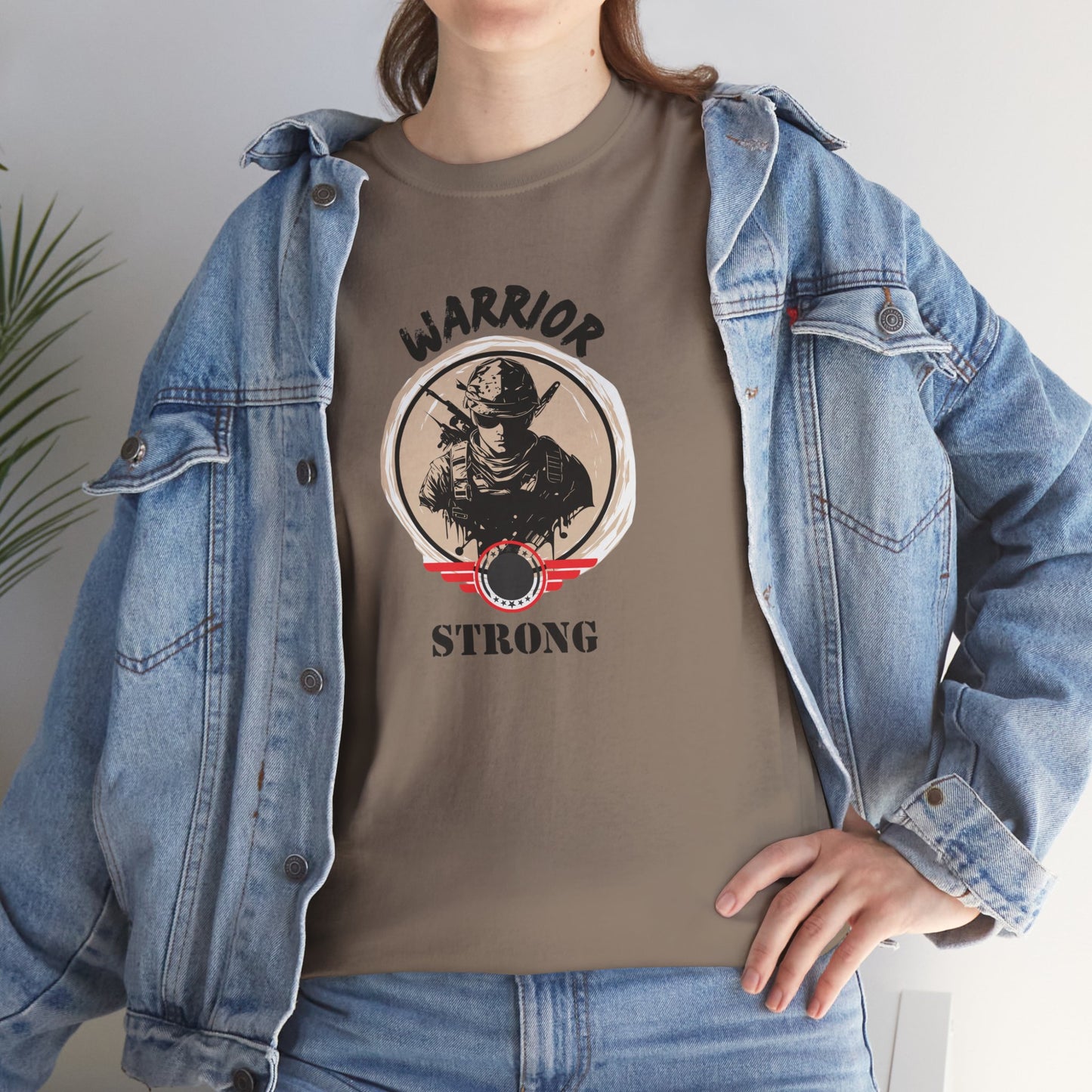 Warrior Strong Tee, Unisex Cotton T-Shirt