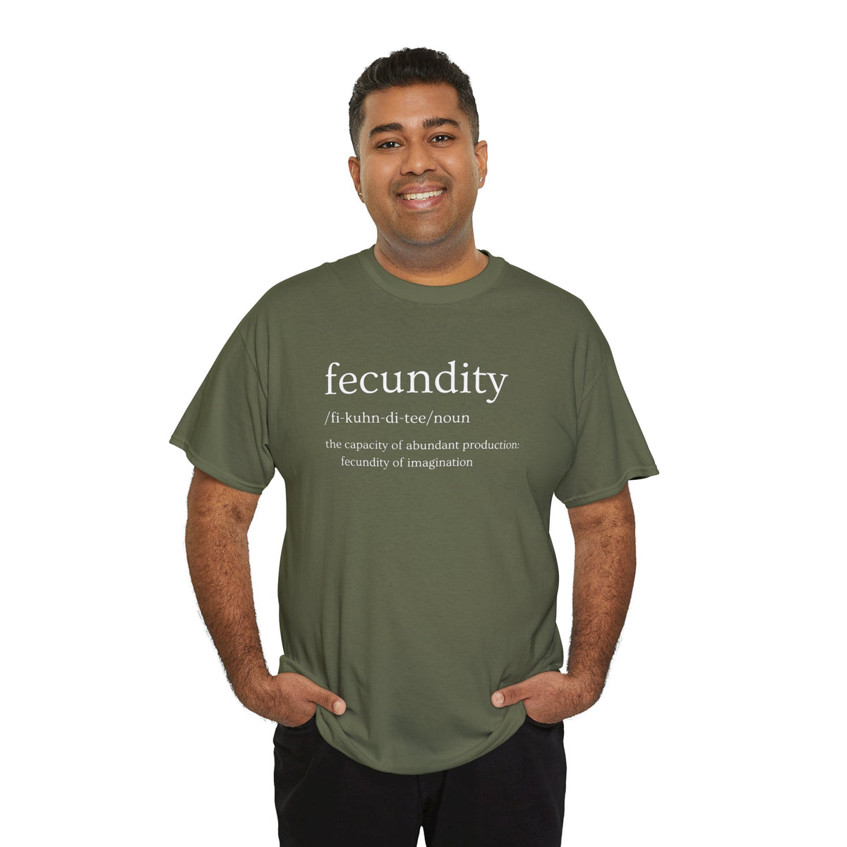 Fecundity Definition T-Shirt — Botanical Growth Graphic Tee