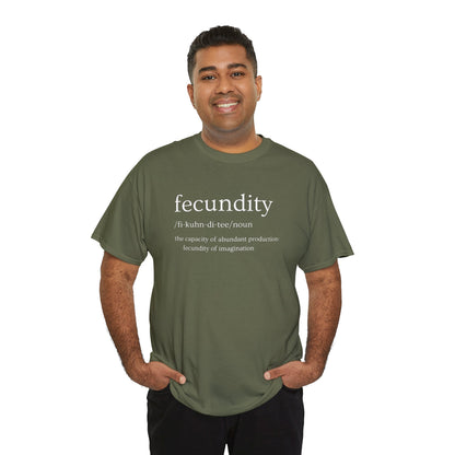 Fecundity Definition T-Shirt — Botanical Growth Graphic Tee