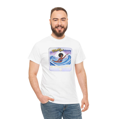 Pisces Zodiac Tee — African American Woman Swimming Graphic with Pisces Traits
