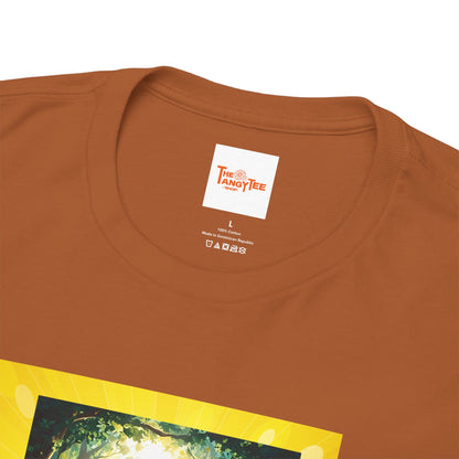 Anime Girl and White Wolf Graphic Tee