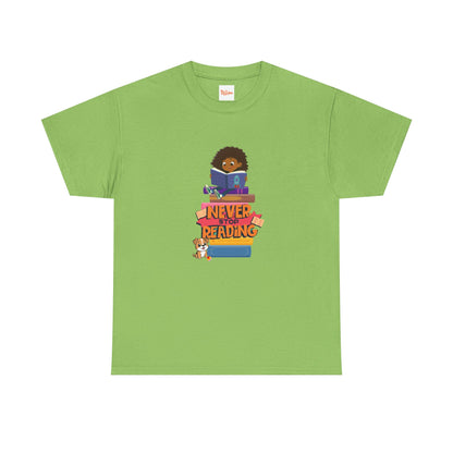 Reading Enthusiast Tee - Never Stop Reading