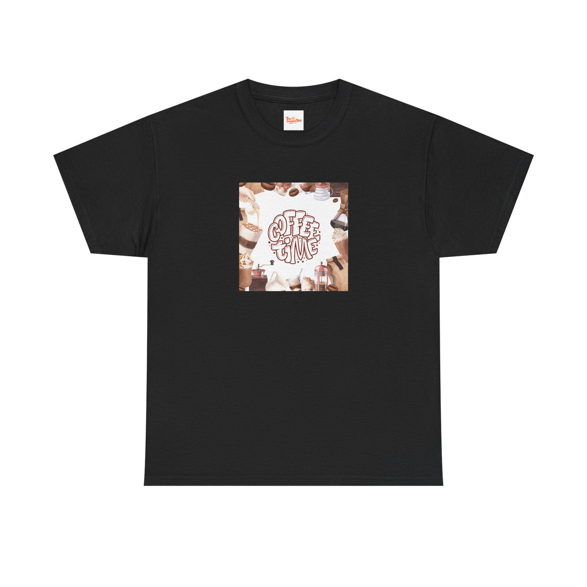 Coffee Time T-Shirt — Graphic Coffee Cups Tee