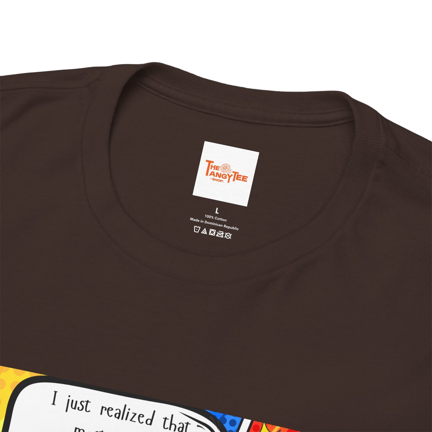 Shocked Girl Unisex Tee - I Just Realized Graphic