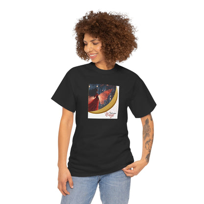 Find Your Wings T-Shirt — Black Woman Night Forest Graphic Tee with Glitter Wings