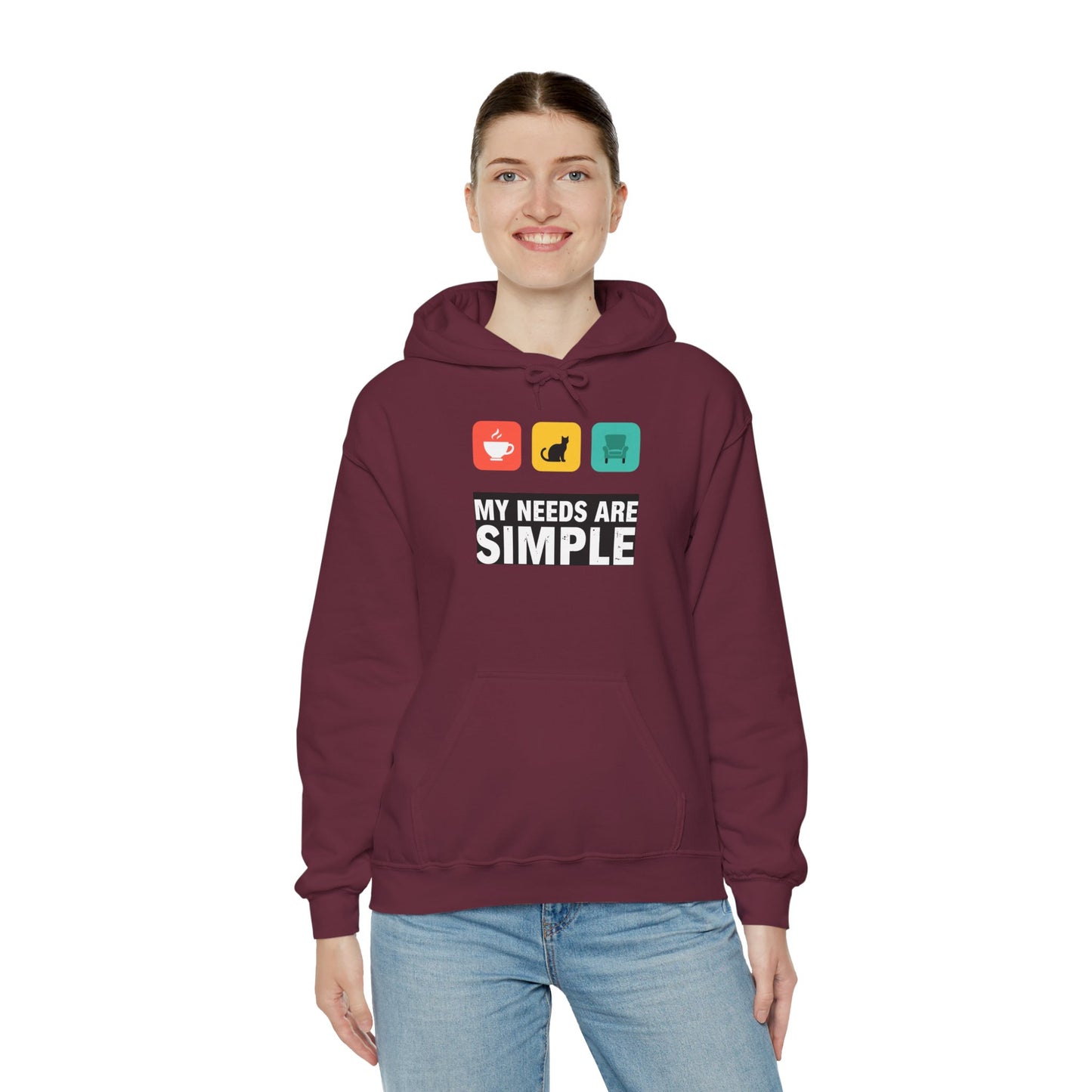 My Needs Are Simple Cat Coffee Chair Hoodie