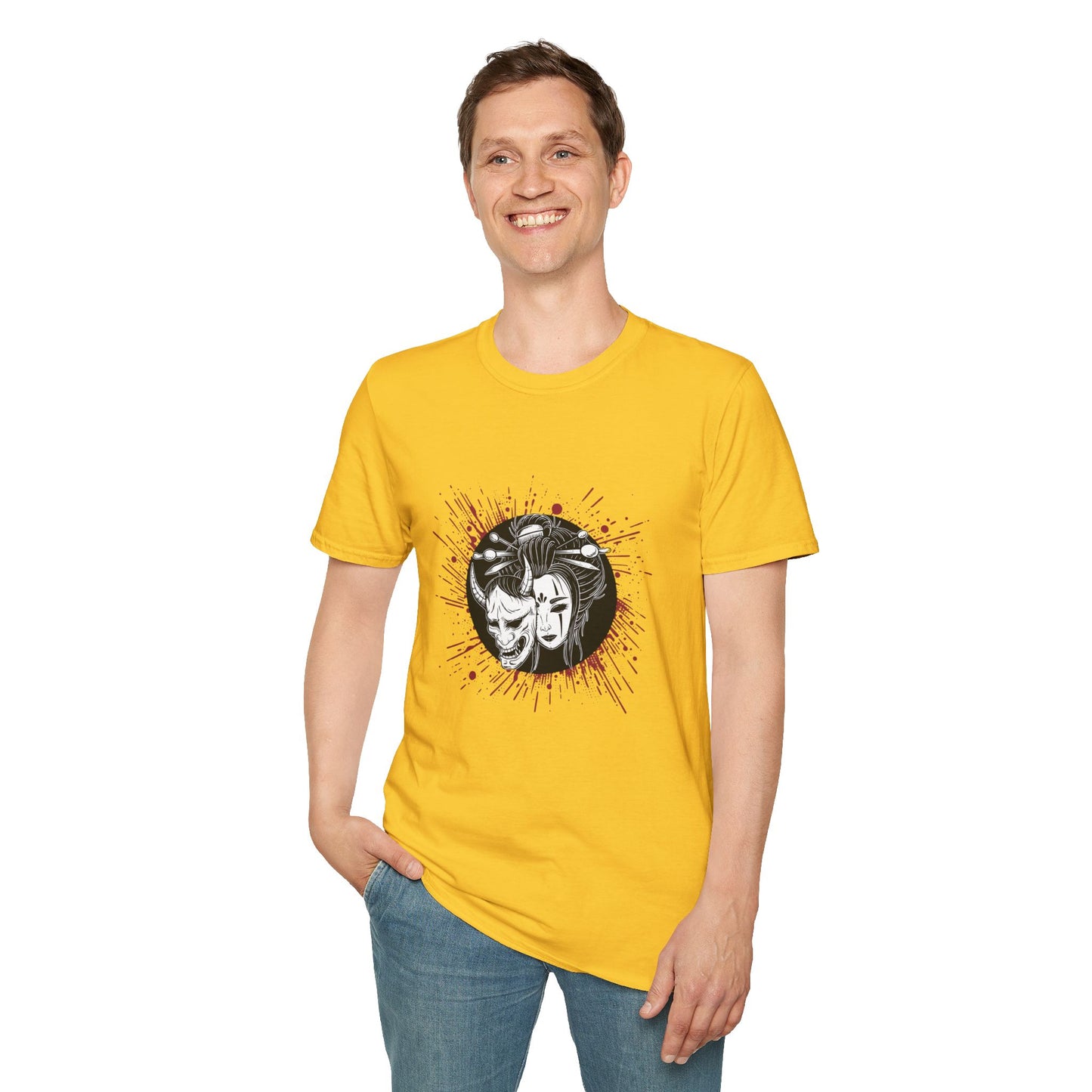 Asian Mask Graphic T-Shirt