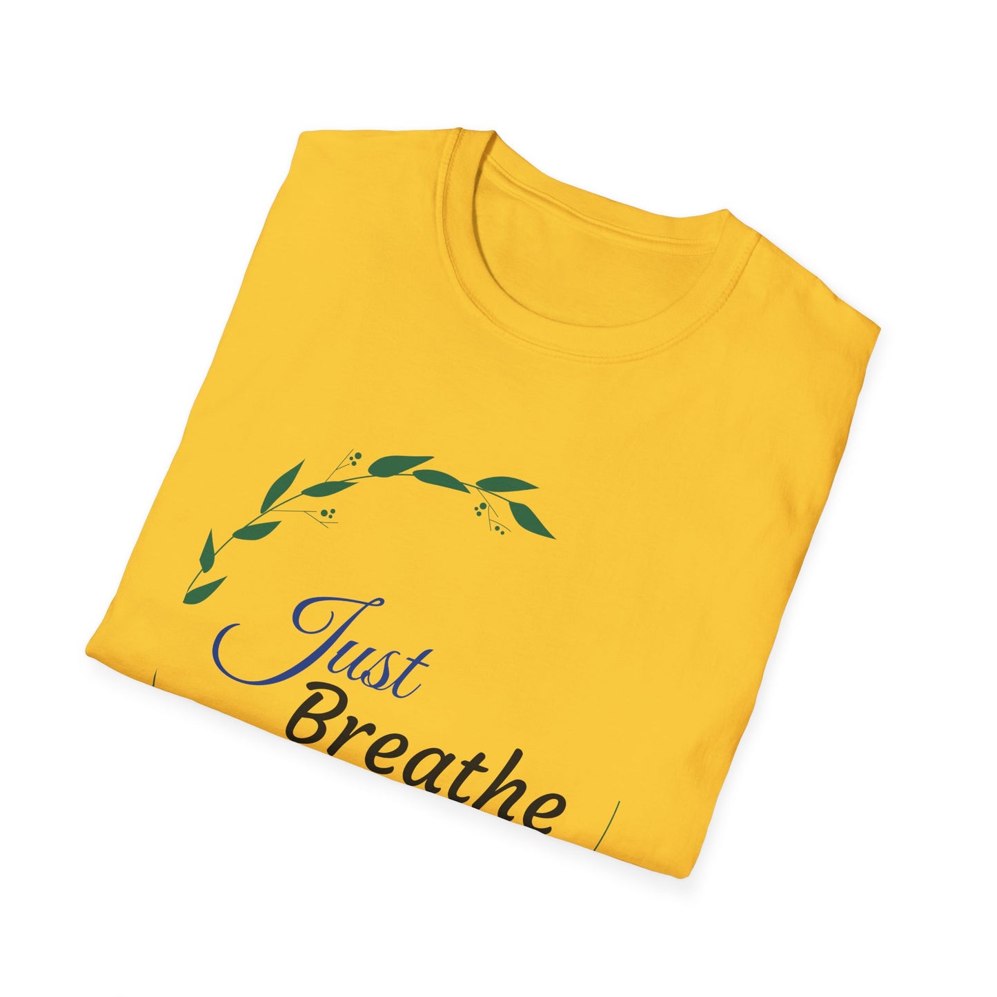 Floral Frame Unisex T-Shirt - Just Breathe Design