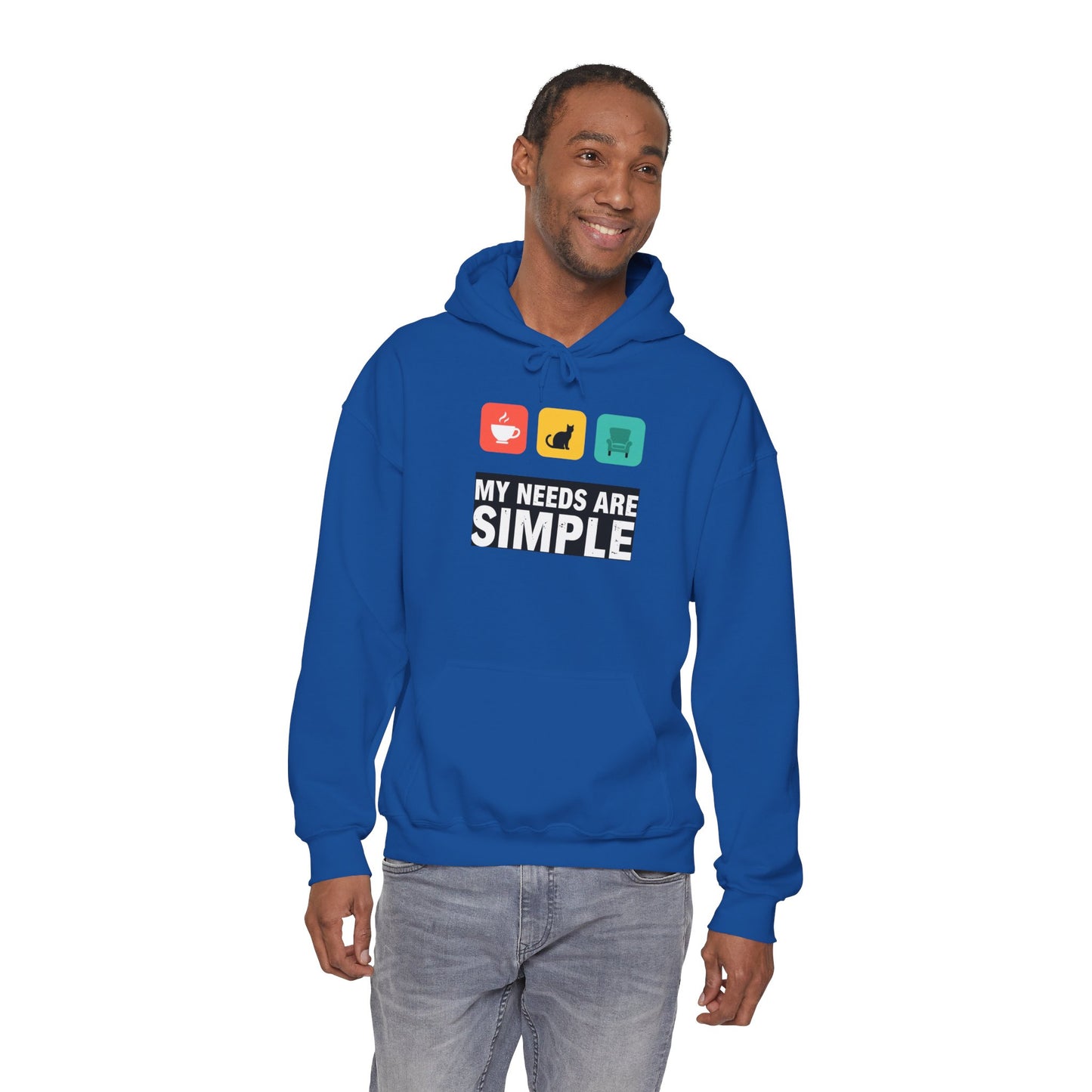 My Needs Are Simple Cat Coffee Chair Hoodie