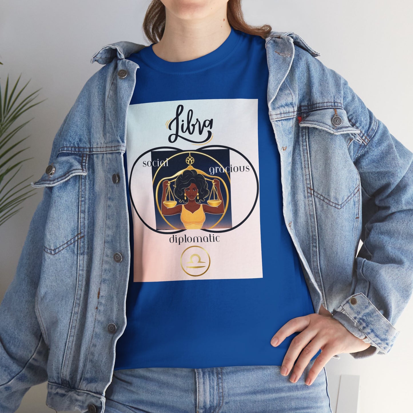 Libra Zodiac Graphic Unisex Tee