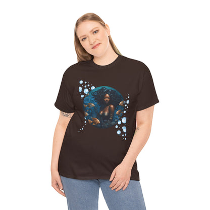 Blue Bubble Mermaid Unisex Tee