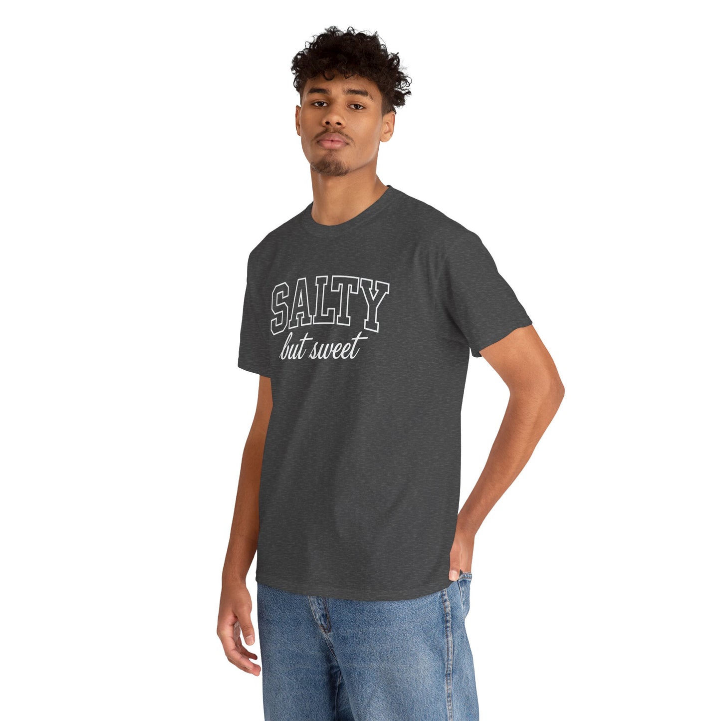 Salty But Sweet Tee — Funny Beach Vibe Cotton T‑Shirt
