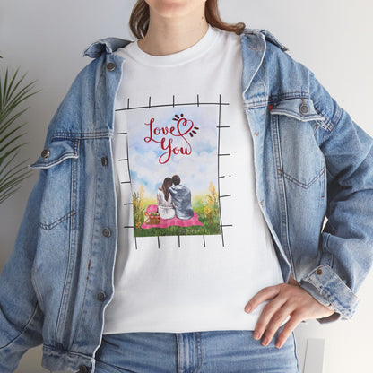 Love You Couple Picnic Tee