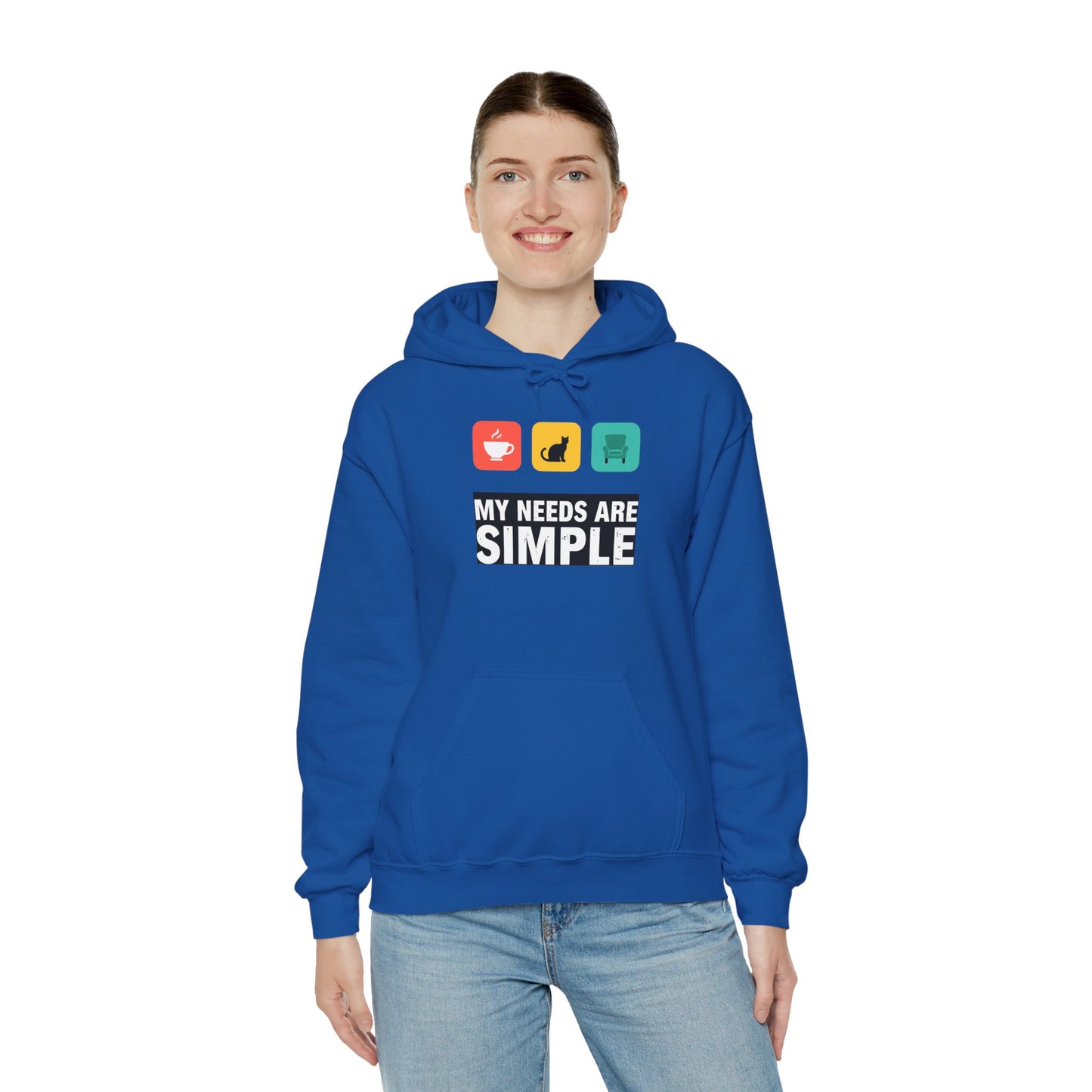 My Needs Are Simple Cat Coffee Chair Hoodie