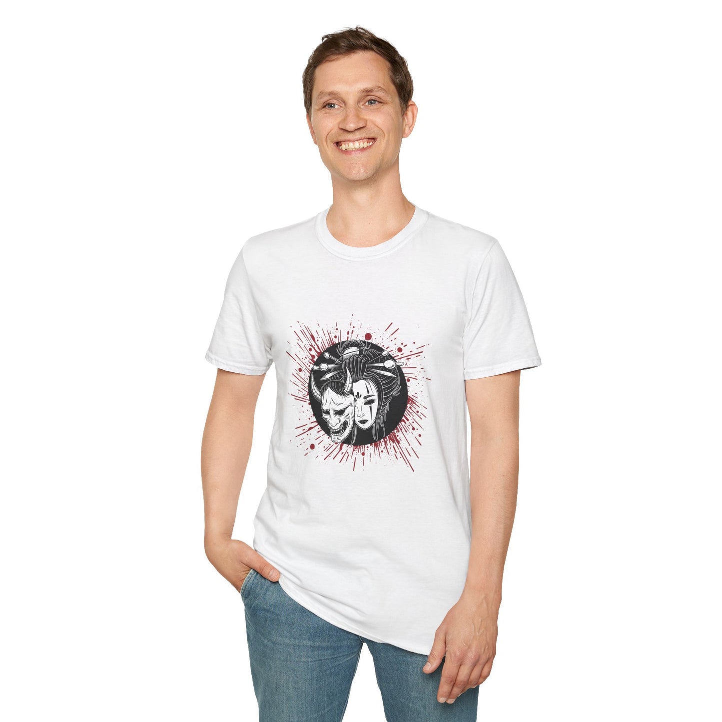 Asian Mask Graphic T-Shirt
